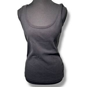 Eddie Bauer Women’s Black Fitted Cotton Tank Top